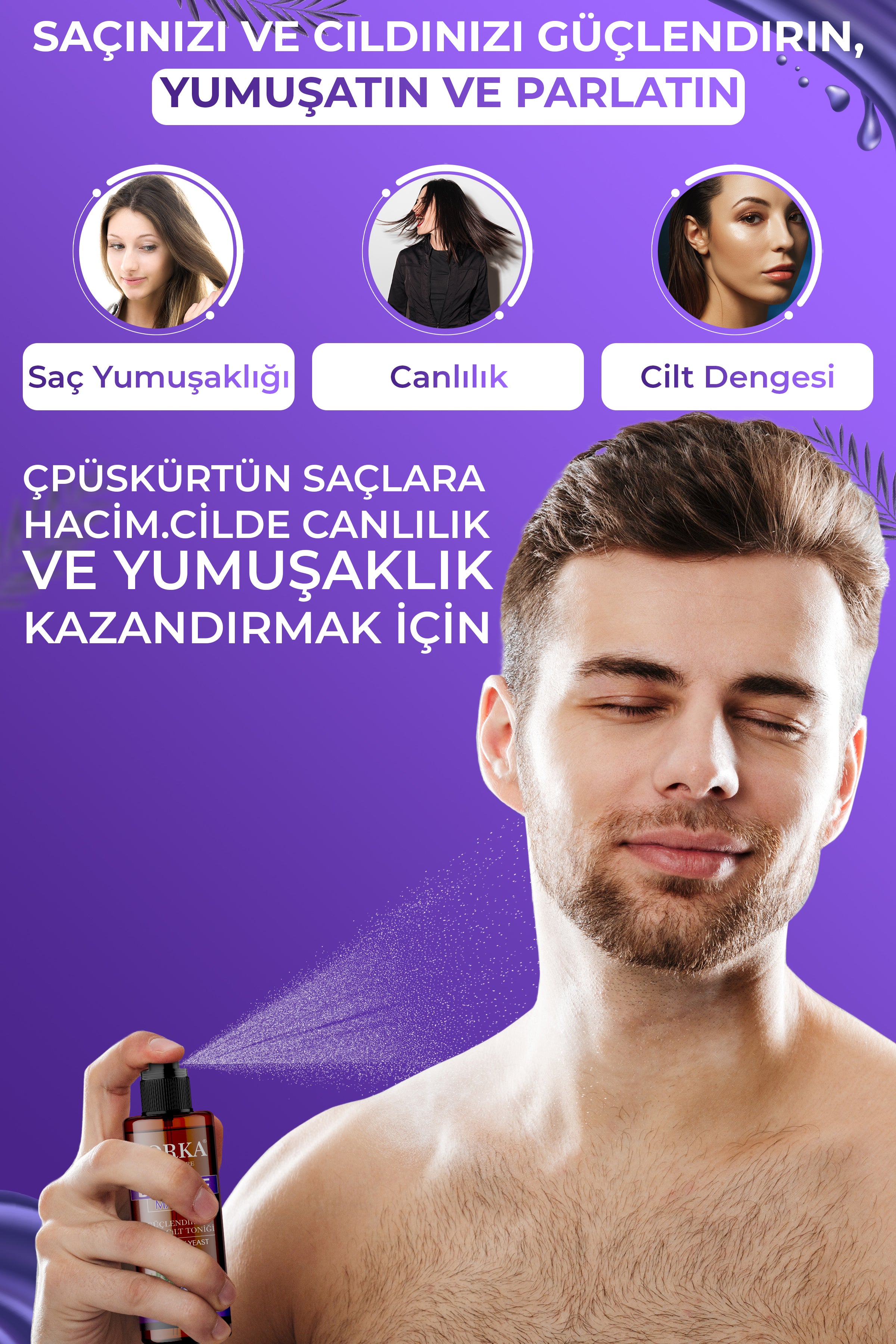 Biberiye Suyu & Yağı (100 ML) – Saç & Yüz Toniği