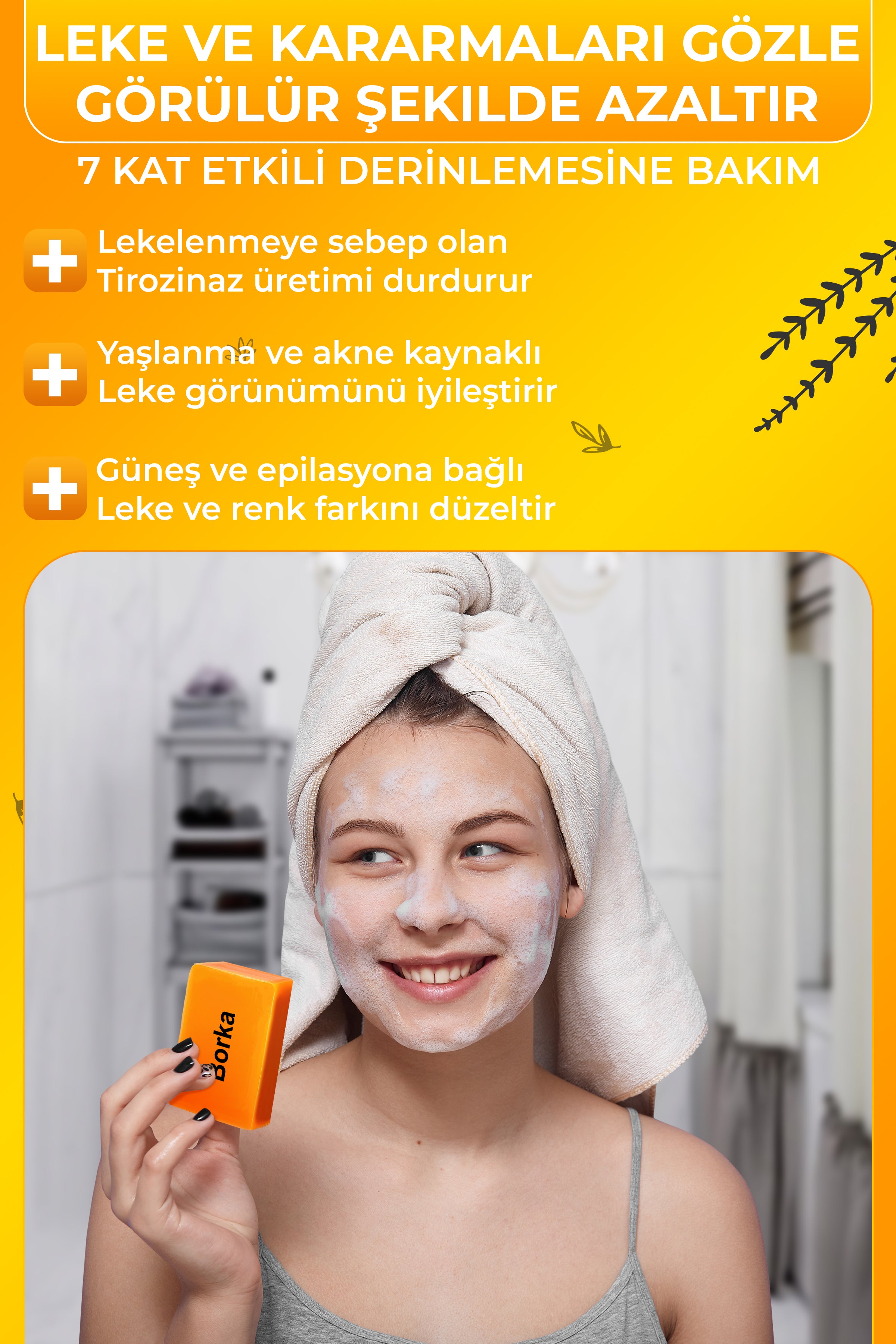 Kojik Asit & Zerdeçal Sabunu – Peeling & Arındırıcı