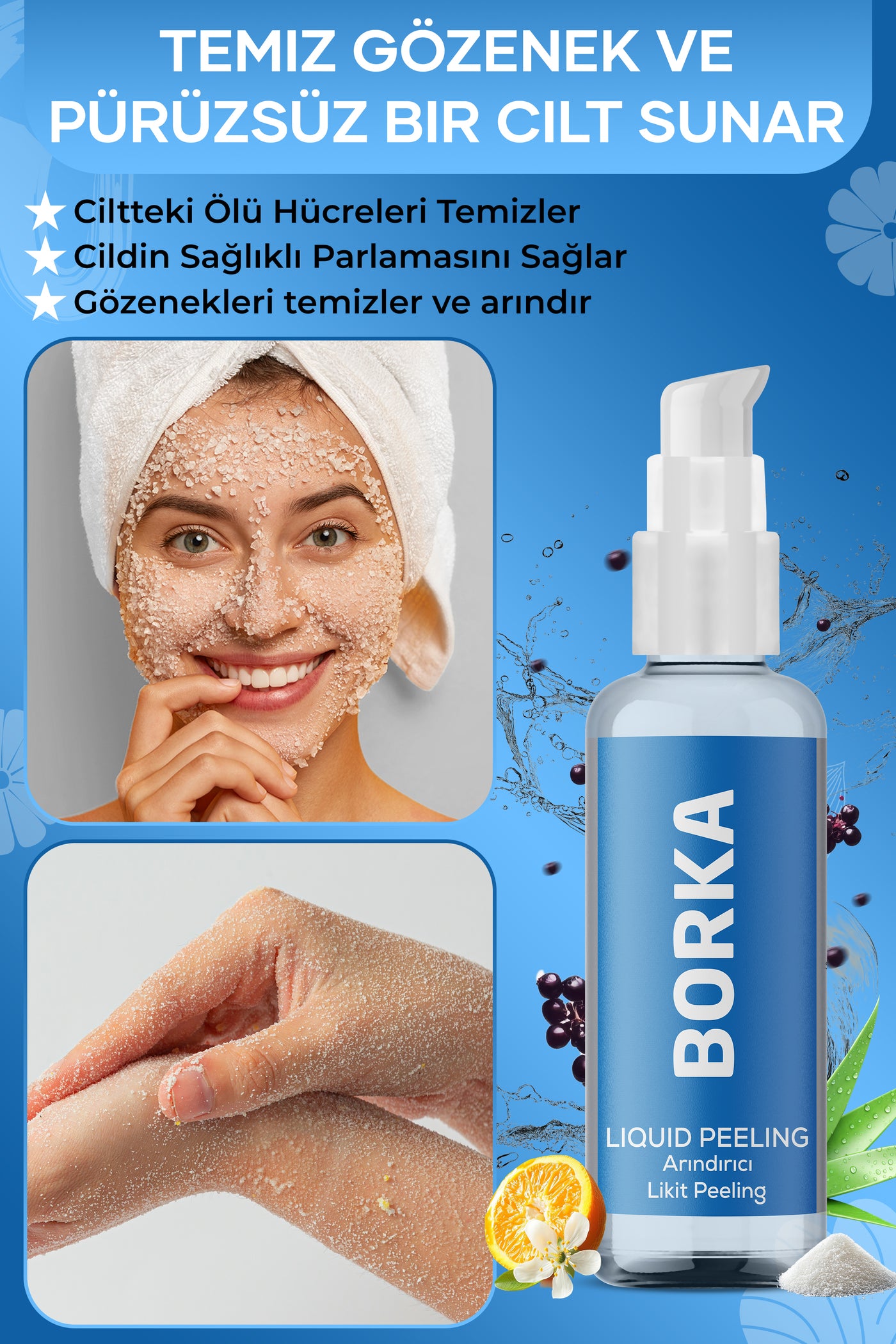 Soyucu Peeling Krem – Ölü Deri & Leke Karşıtı